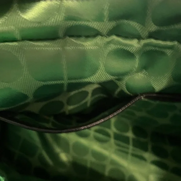 Kate Spade Black Nylon Satchel Shoulder Bag Leather Trim - Picture 9 of 16